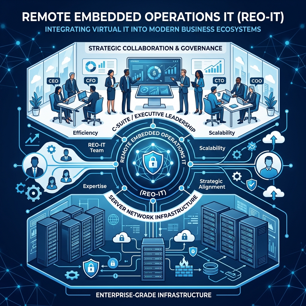 REO-IT Embedded IT Operations Diagram